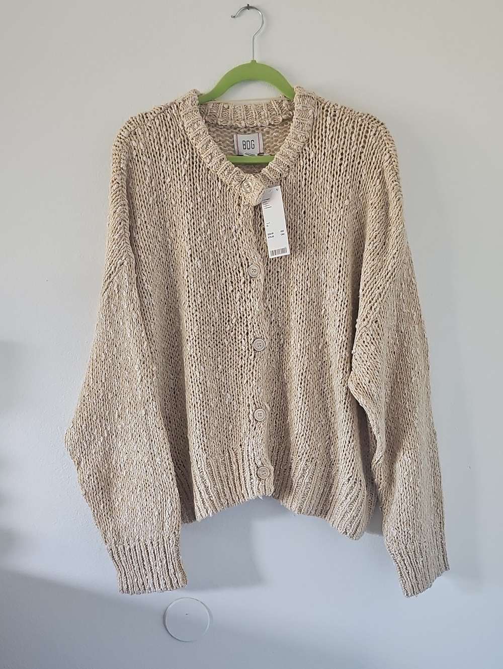 ●●URBAN OUTFITTERS OVERSIZED CHUNKY KNIT CARDIGAN NWT S.XL●●